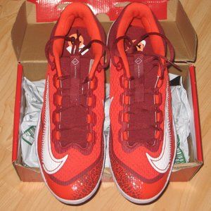 Nike Alpha Huarache Elite 4 Low Cleats University Red DJ6521-616 Men’s Sz 10 -13